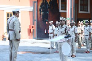 VANDE MATARAM COMMEMORATED AT THE DIRECTORATE OF FIRE EMERGENCY SERVICES GOA