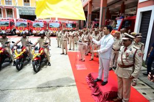 GOVERNMENT OF GOA STRENGTHENS EMERGENCY RESPONSE WITH INDUCTION OF MODERN FIRE FIGHTING & SUPPORT VEHICLES